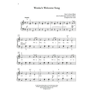 Wonka's Welcome Song (from Charlie And The Chocolate Factory) (arr. Dan Coates)