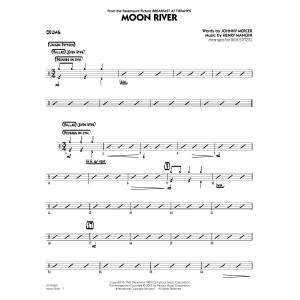 Moon River (arr. Rick Stitzel) - Drums