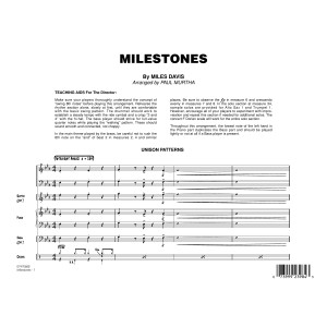 Milestones (arr. Paul Murtha) - Conductor Score (Full Score)