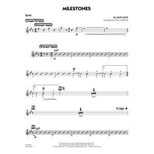 Milestones (arr. Paul Murtha) - Guitar
