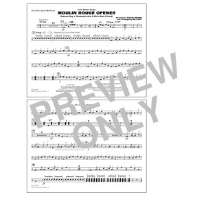 Moulin Rouge Opener - Multiple Bass Drums