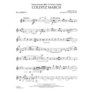Colditz March (arr. Philip Sparke) - Bb Clarinet 1