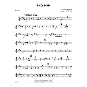 Lazy Bird (arr. Mike Tomaro) - Alto Sax