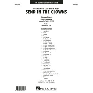Send in the Clowns (from A Little Night Music) (arr. Frank Cofield) - Full Score