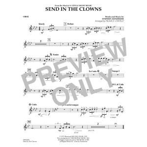 Send in the Clowns (from A Little Night Music) (arr. Frank Cofield) - Oboe