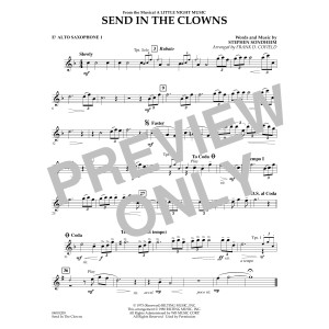 Send in the Clowns (from A Little Night Music) (arr. Frank Cofield) - Eb Alto Saxophone 1