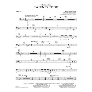 Selections from Sweeney Todd (arr. Stephen Bulla) - Timpani