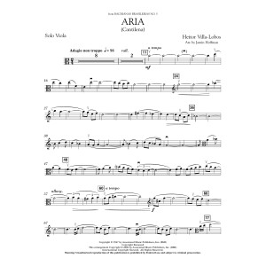 Aria (Cantilena) (arr. Jamin Hoffman) - Solo Viola