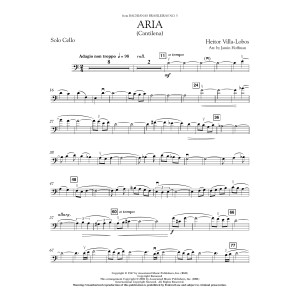 Aria (Cantilena) (arr. Jamin Hoffman) - Solo Cello
