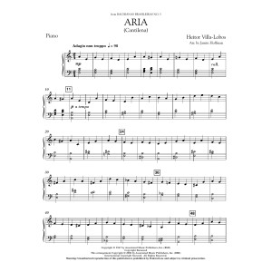 Aria (Cantilena) (arr. Jamin Hoffman) - Piano