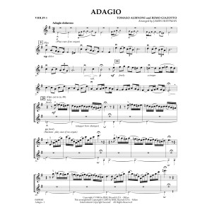 Adagio (arr. Jamin Hoffman) - Violin 1