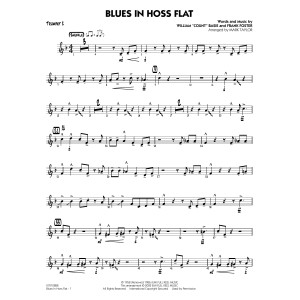 Blues in Hoss Flat (Blues in Frankie's Flat) (arr. Mark Taylor) - Trumpet 2