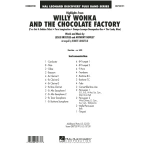 Highlights from Willy Wonka And The Chocolate Factory - Full Score