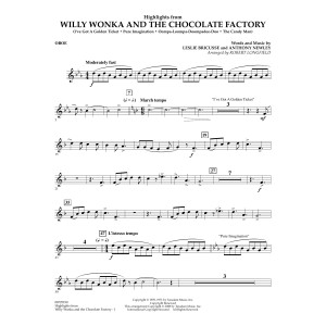 Highlights from Willy Wonka And The Chocolate Factory - Oboe
