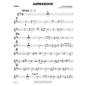 Impressions (arr. Mike Tomaro) - Trumpet 2