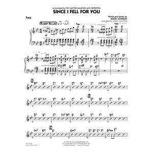 Since I Fell for You (arr. John Clayton) - Piano