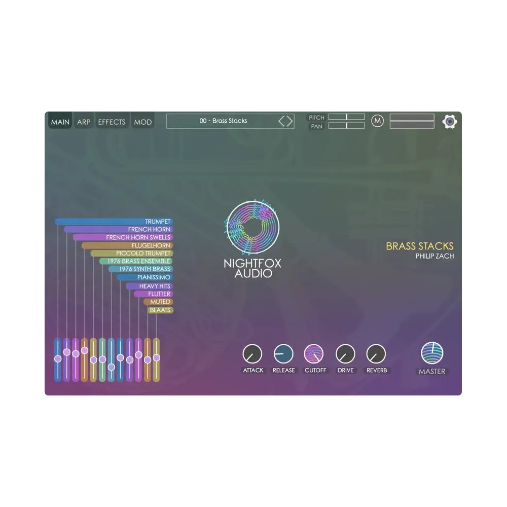 Nightfox Brass Stacks