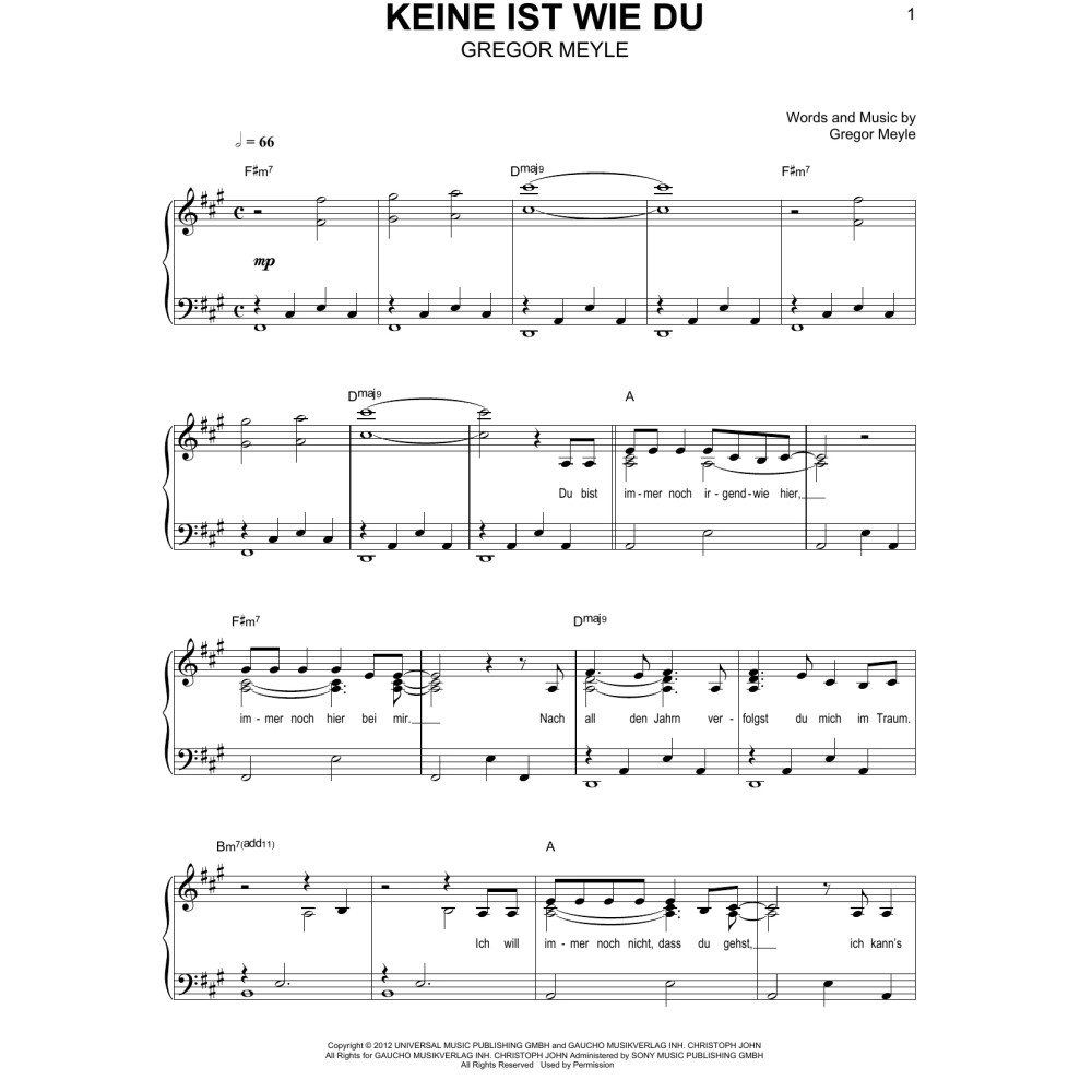 Keine Ist Wie Du