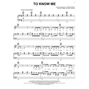 To Know Me