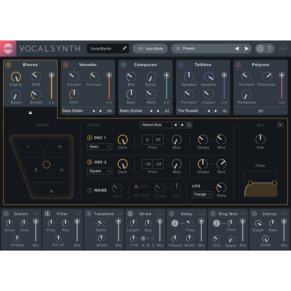 iZotope VocalSynth 2 - education version