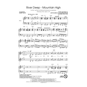 River Deep - Mountain High (arr. Kirby Shaw)