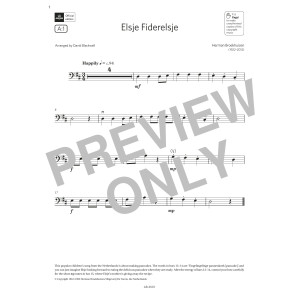 Elsje Fiderelsje (Grade Initial, A1, from the ABRSM Double Bass Syllabus from 2024)