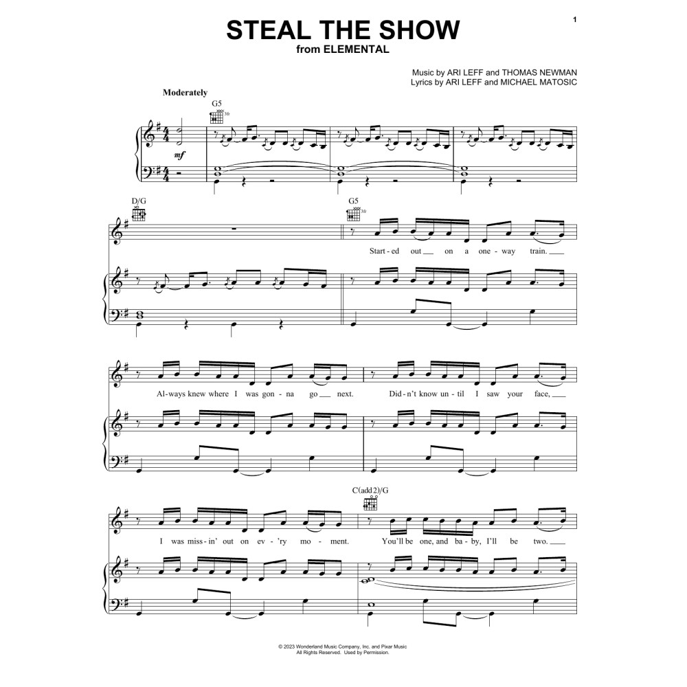 Steal The Show (from Elemental)