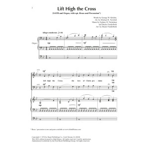 Lift High the Cross (arr. Duane Funderburk)