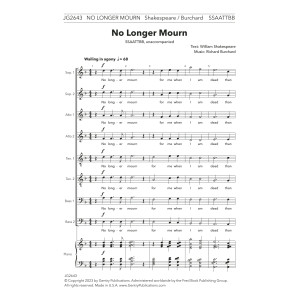 No Longer Mourn