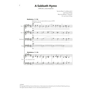 A Sabbath Hymn (arr. Anwar Ottley)