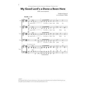 My Good Lord's a-Done-a Been Here (arr. Stacey V. Gibbs)