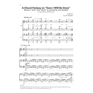 A Choral Fantasy on "Soon I Will Be Done" (arr. John Stoddart)