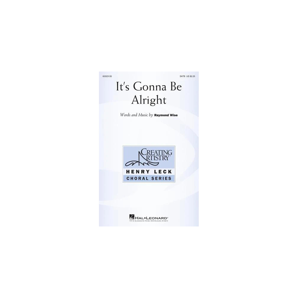 It's Gonna Be Alright - Bass