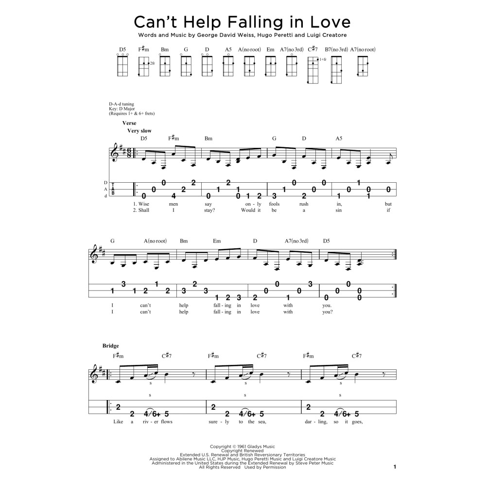 Can't Help Falling In Love