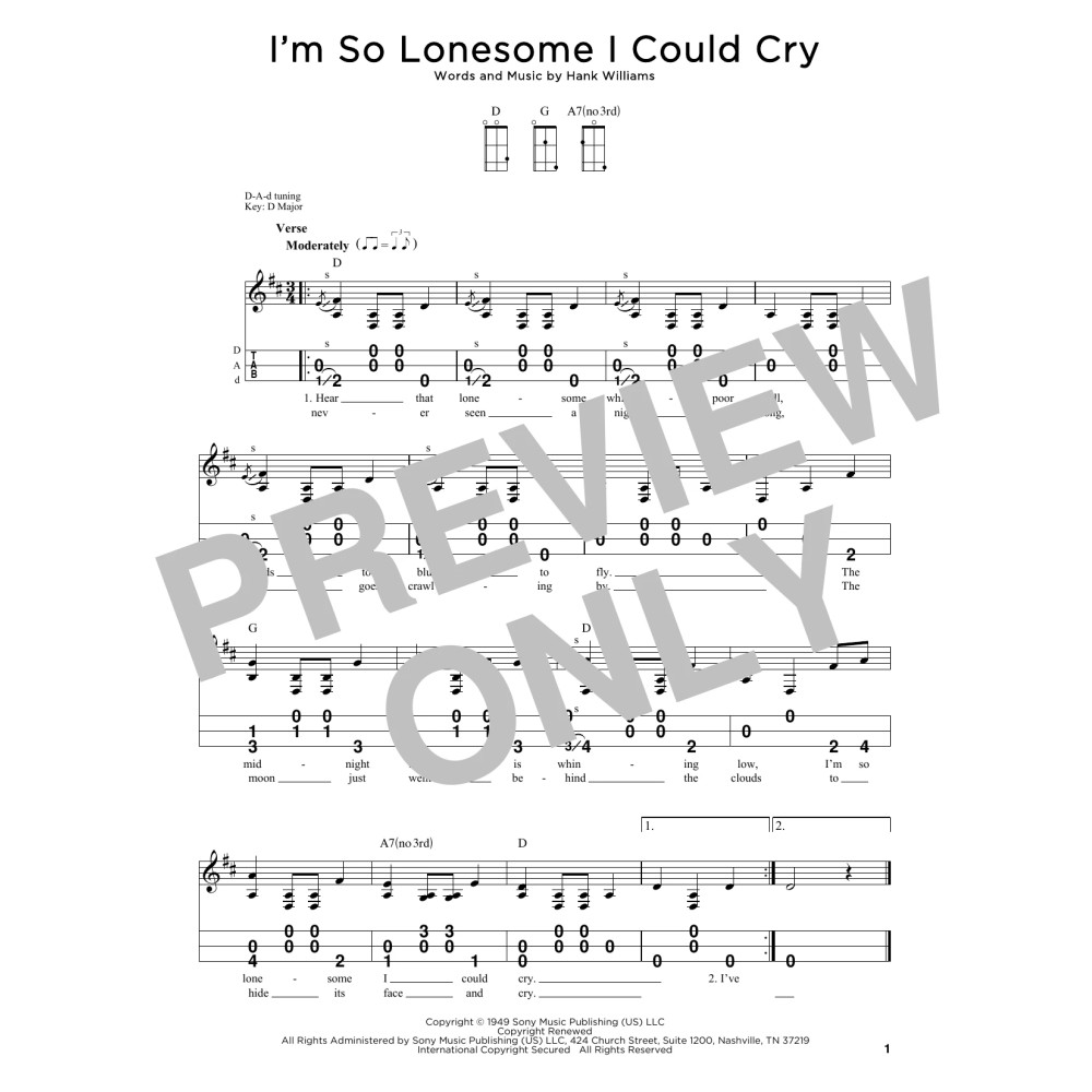 I'm So Lonesome I Could Cry
