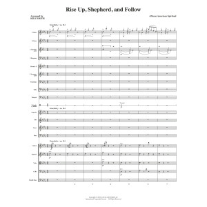 Rise Up, Shepherd, And Follow (arr. Kile Smith) - Full Score