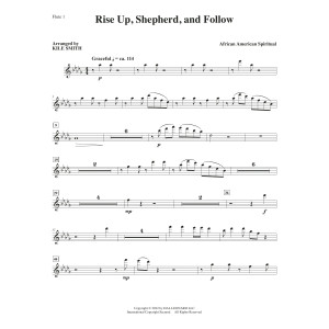 Rise Up, Shepherd, And Follow (arr. Kile Smith) - Flute 1