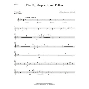 Rise Up, Shepherd, And Follow (arr. Kile Smith) - Flute 2