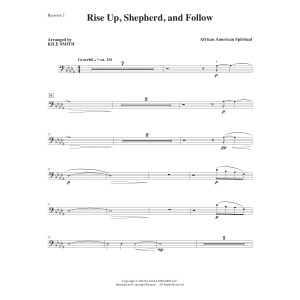 Rise Up, Shepherd, And Follow (arr. Kile Smith) - Bassoon 2