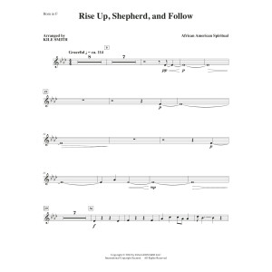 Rise Up, Shepherd, And Follow (arr. Kile Smith) - F Horn