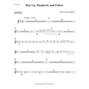 Rise Up, Shepherd, And Follow (arr. Kile Smith) - Bb Trumpet 1