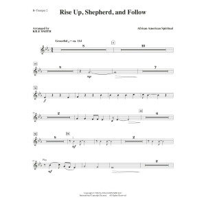 Rise Up, Shepherd, And Follow (arr. Kile Smith) - Bb Trumpet 2