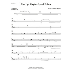 Rise Up, Shepherd, And Follow (arr. Kile Smith) - Trombone
