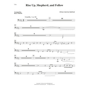 Rise Up, Shepherd, And Follow (arr. Kile Smith) - Tuba