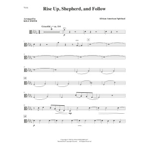 Rise Up, Shepherd, And Follow (arr. Kile Smith) - Viola