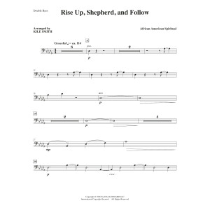 Rise Up, Shepherd, And Follow (arr. Kile Smith) - Double Bass