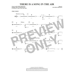 There Is A Song In The Air - Percussion