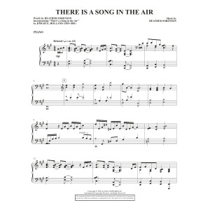 There Is A Song In The Air - Piano