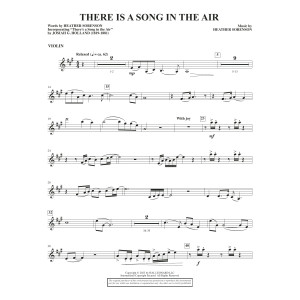 There Is A Song In The Air - Violin