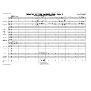 Pirates Of The Caribbean (Part 1) (arr. Brown) - Full Score